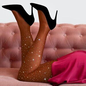 Sexy Sparkly Fishnets Stockings Tights